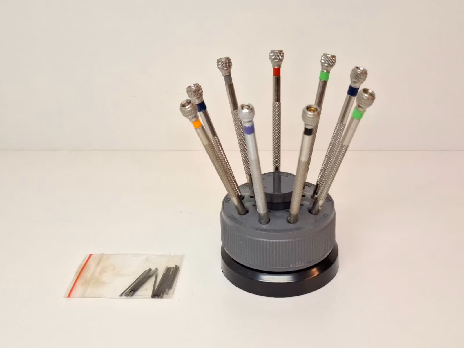 Skruvmejsel set: 9 mejslar (0.60 - 2.00 mm)