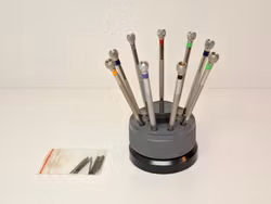 Skruvmejsel set: 9 mejslar (0.60 - 2.00 mm)