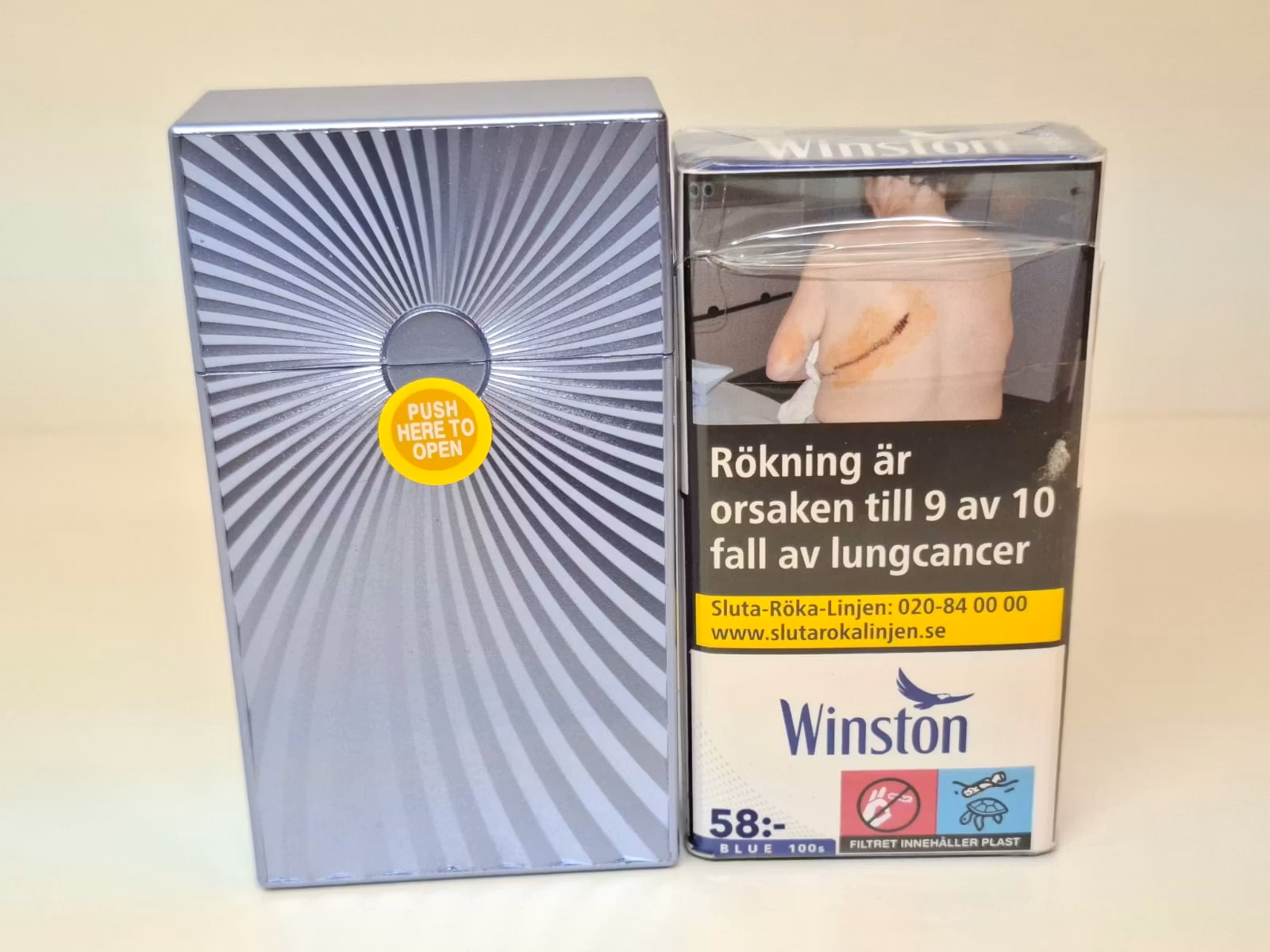 Cigarettetui SHINE 100s