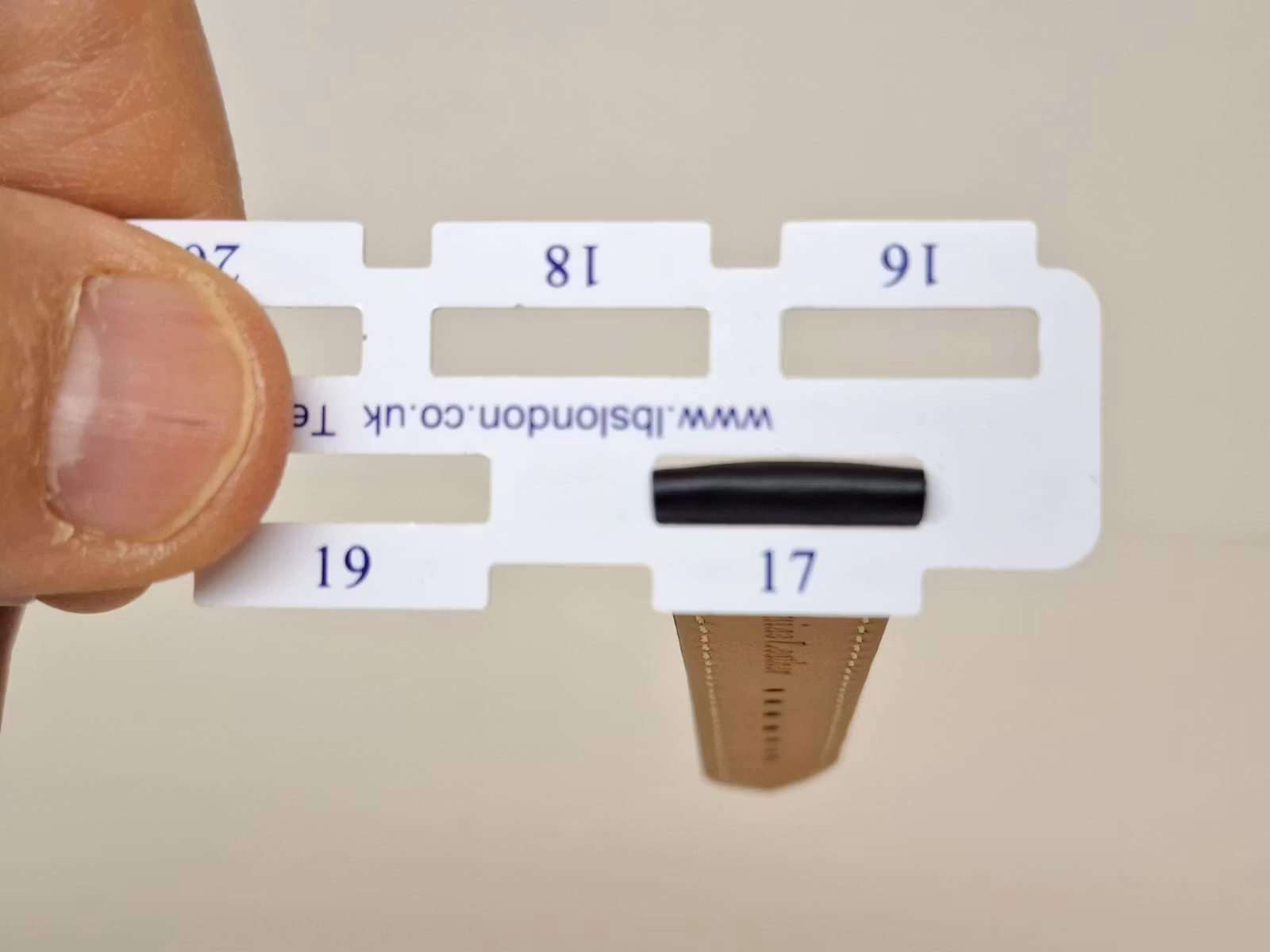 Armband SVART (17 mm) + tillbehör