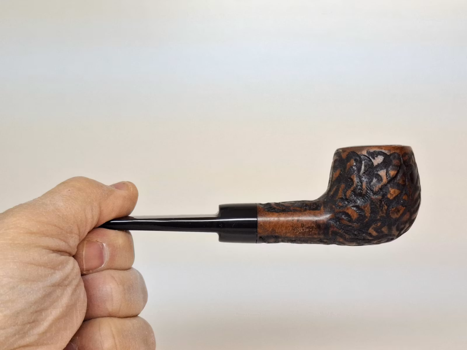 2 stycken Angelo pipor (rak + halvböjd) + Pipställ