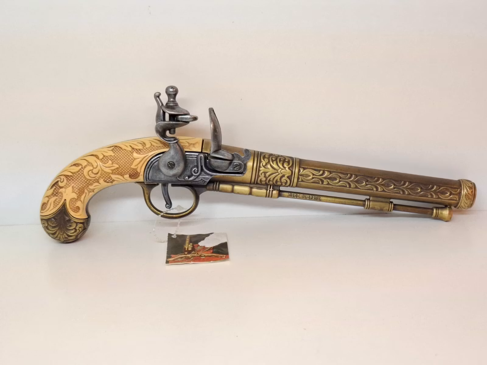 Flintlås pistol / replika från DENIX