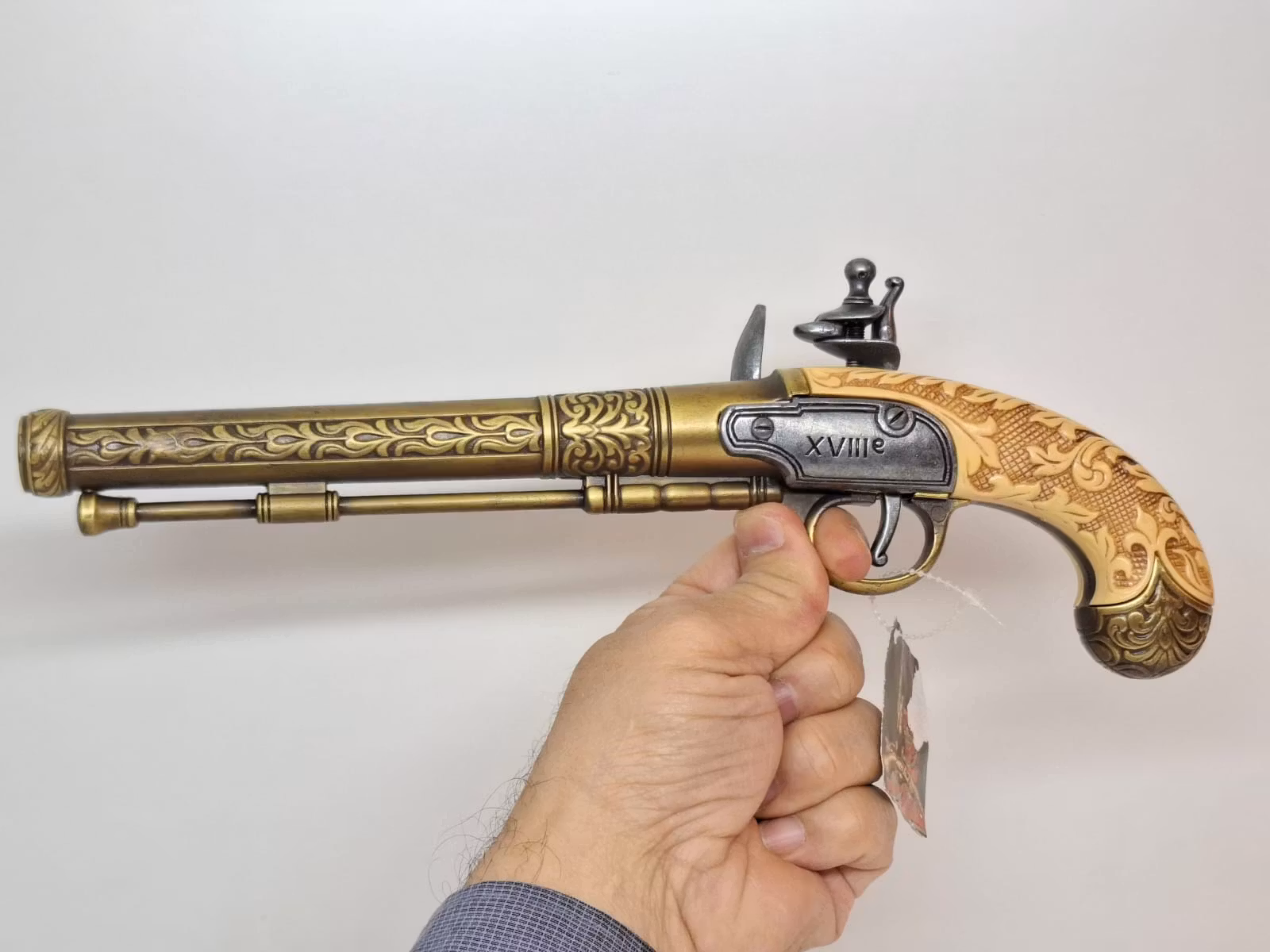 Flintlås pistol / replika från DENIX