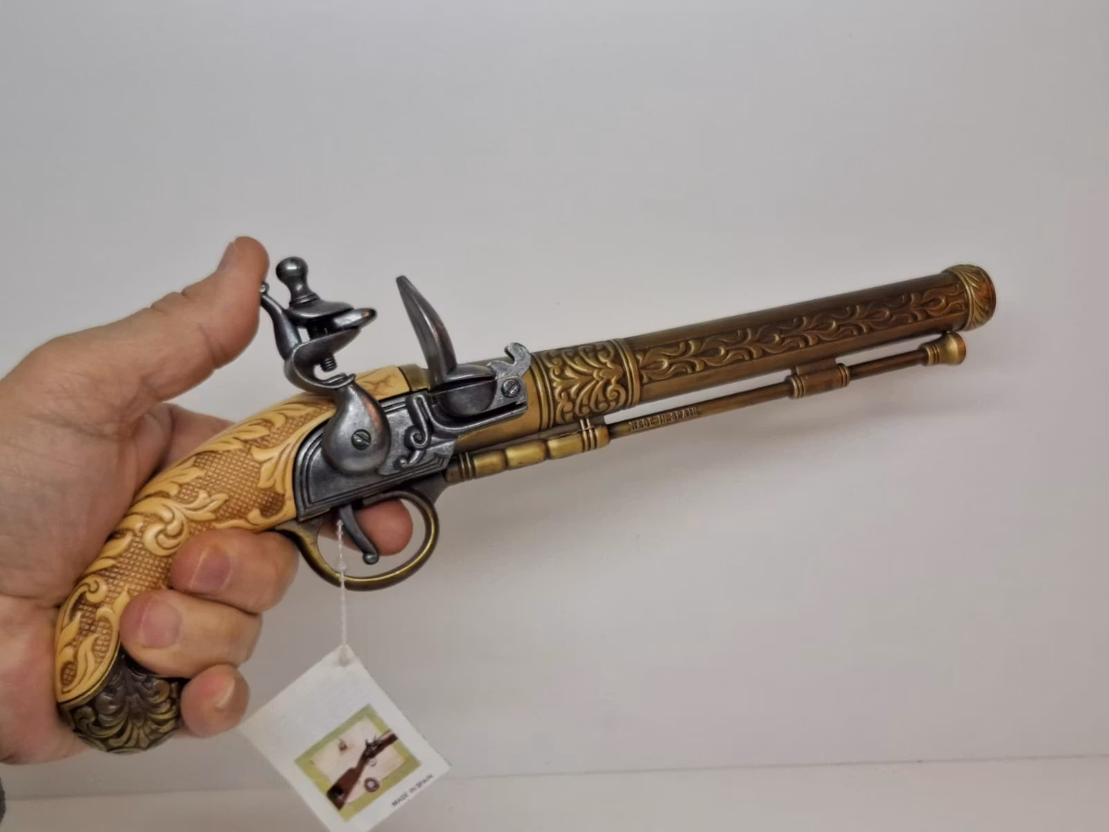 Flintlås pistol / replika från DENIX