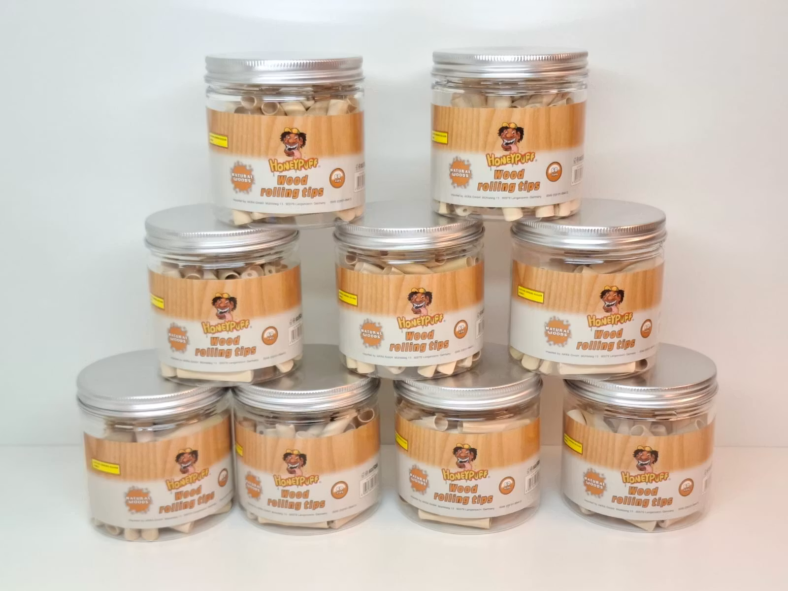 10 stycken Cigarettmunstycke TRÄ (3.5 cm)