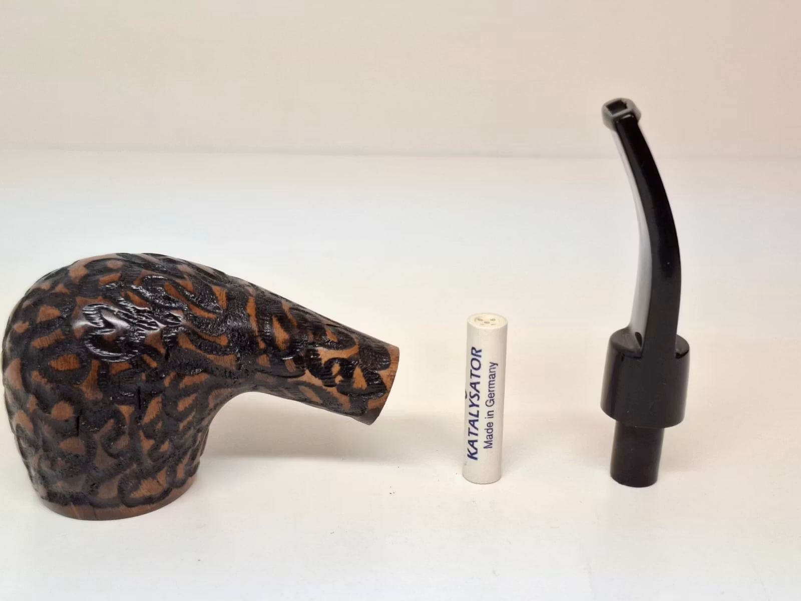 2 stycken Angelo pipor (rak + halvböjd) + tillbehör