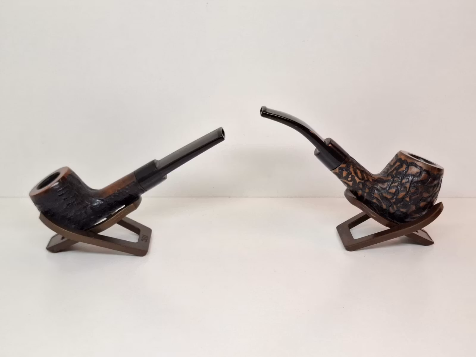 2 stycken Angelo pipor (rak + halvböjd) + tillbehör