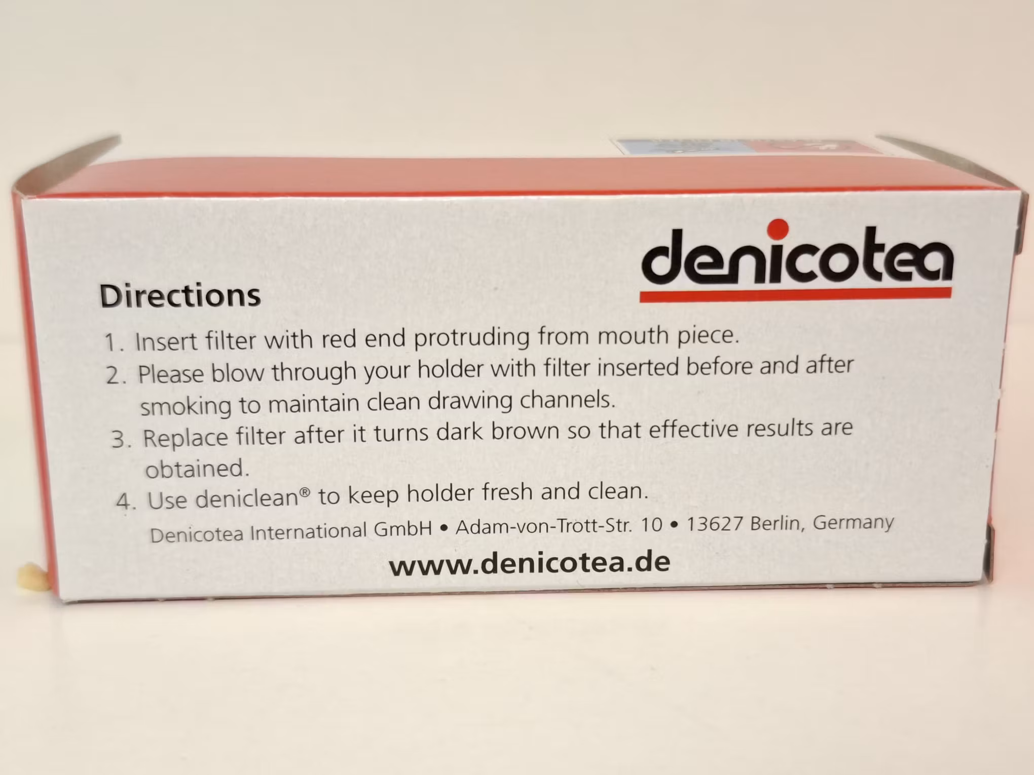 Cigarettmunstycke Denicotea BLACK + 50 Filter