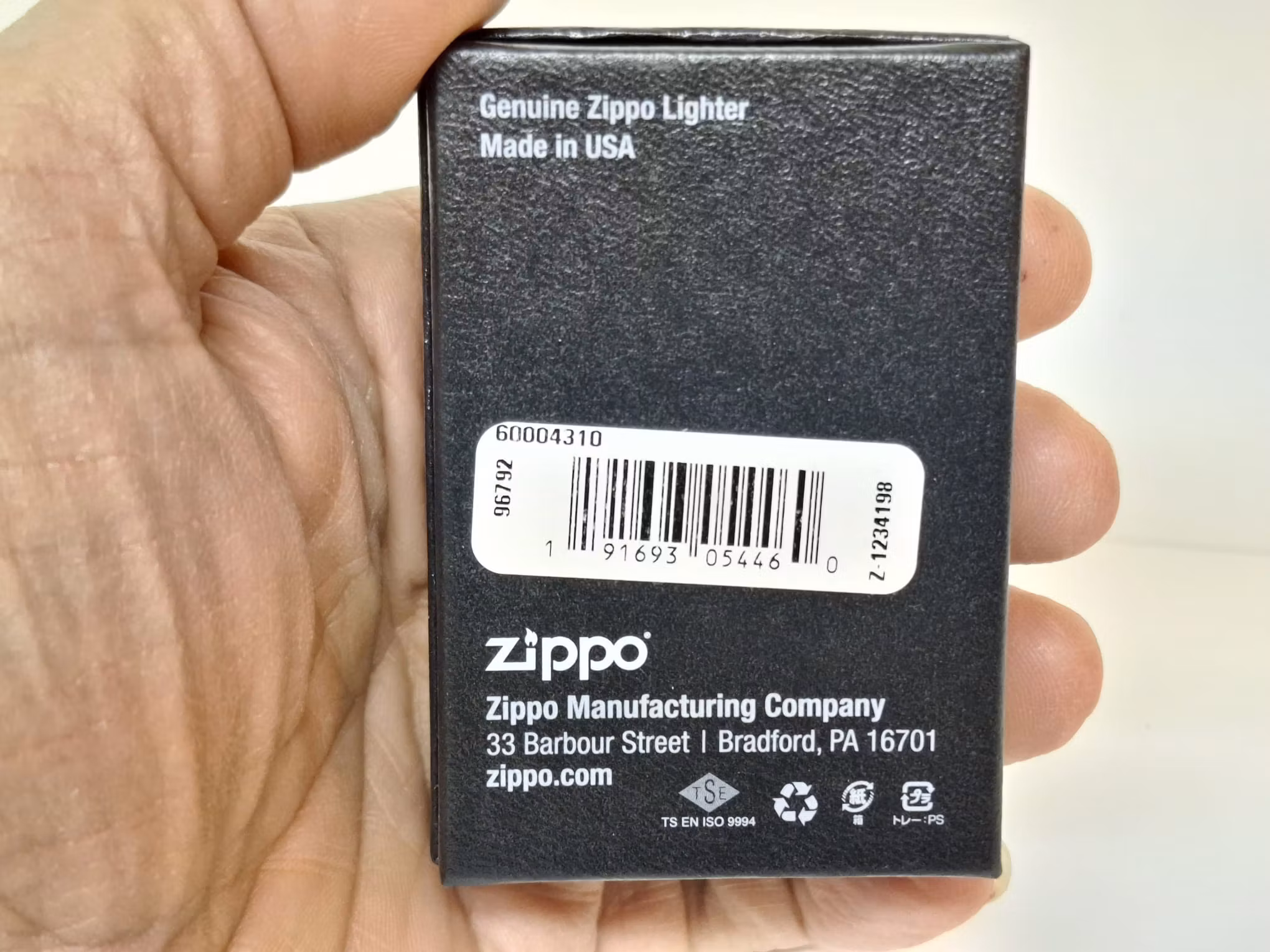 Zippotändare GOLD + tillbehör