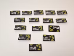 15 stycken pack nät MÄSSING (20 mm)