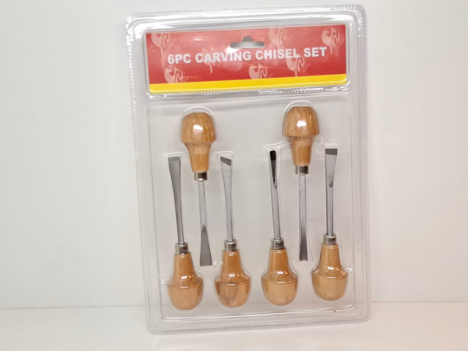 Set (6 st): Träsnideriverktyg (Träsnideri Gubbar verktyg)
