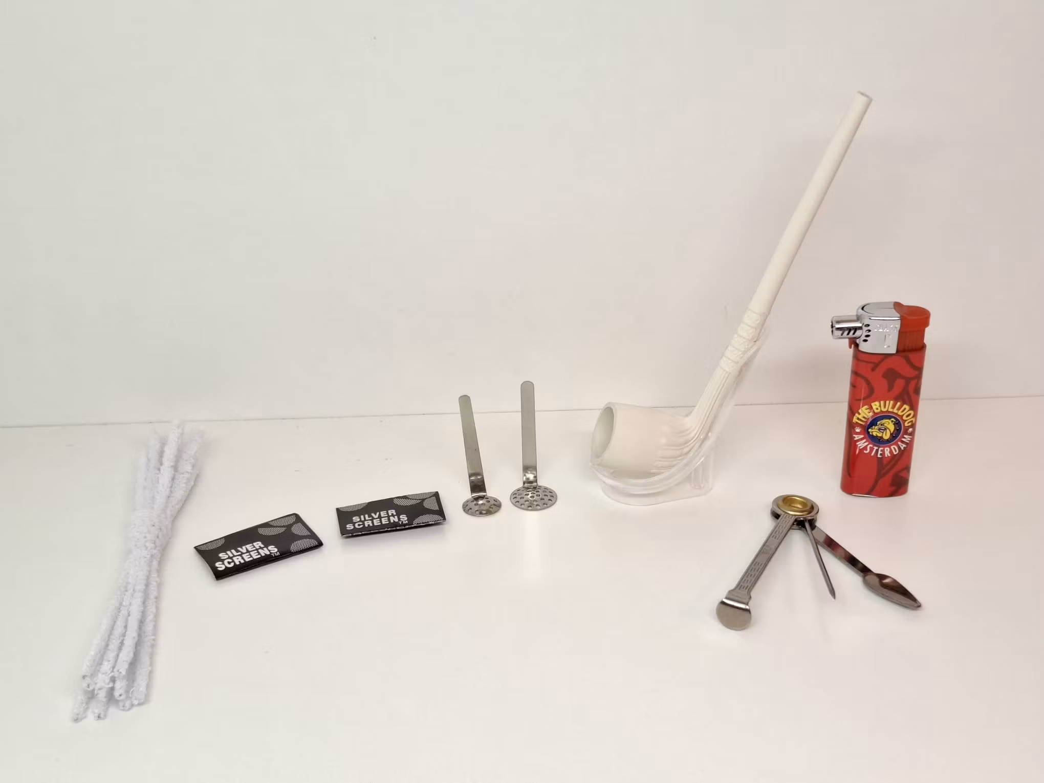 Lerpipa / Kritpipa Grip + tillbehör