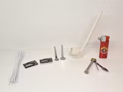 Lerpipa / Kritpipa Grip + tillbehör
