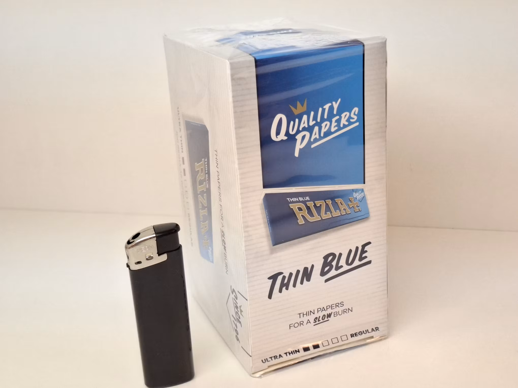 DISPLAY: Rizla Ljusblå Mini (100 st)