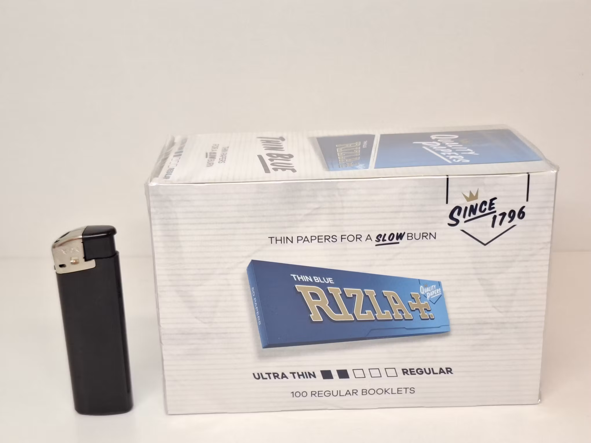 DISPLAY: Rizla Ljusblå Mini (100 st)