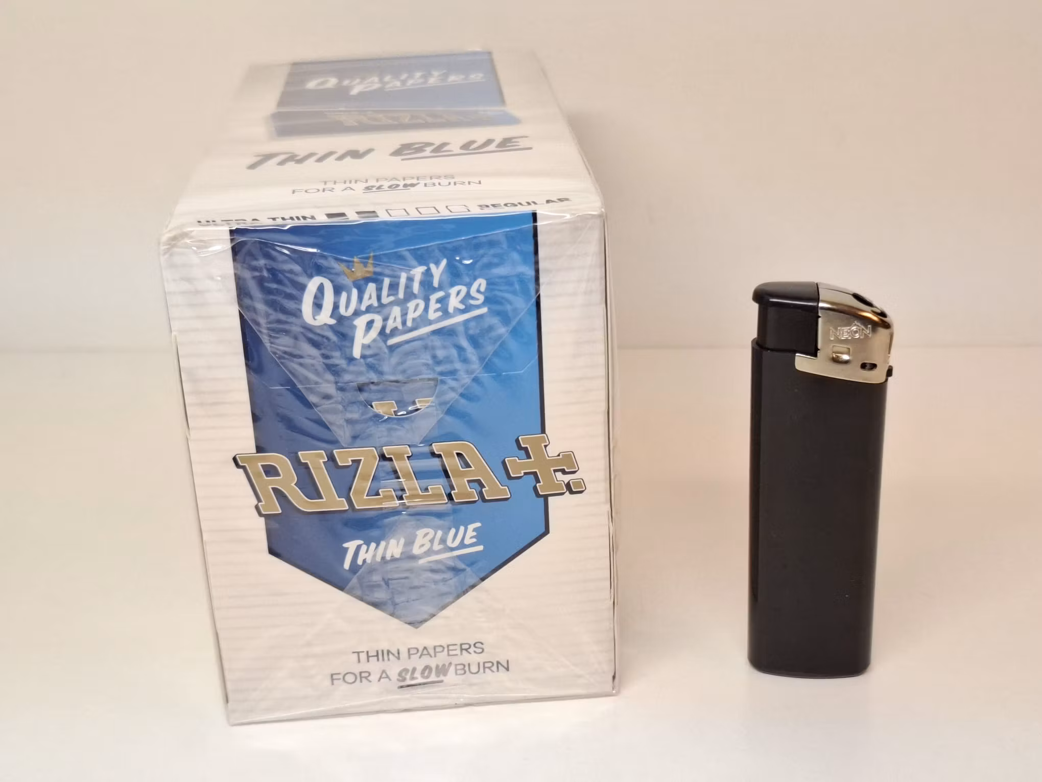 DISPLAY: Rizla Ljusblå Mini (100 st)
