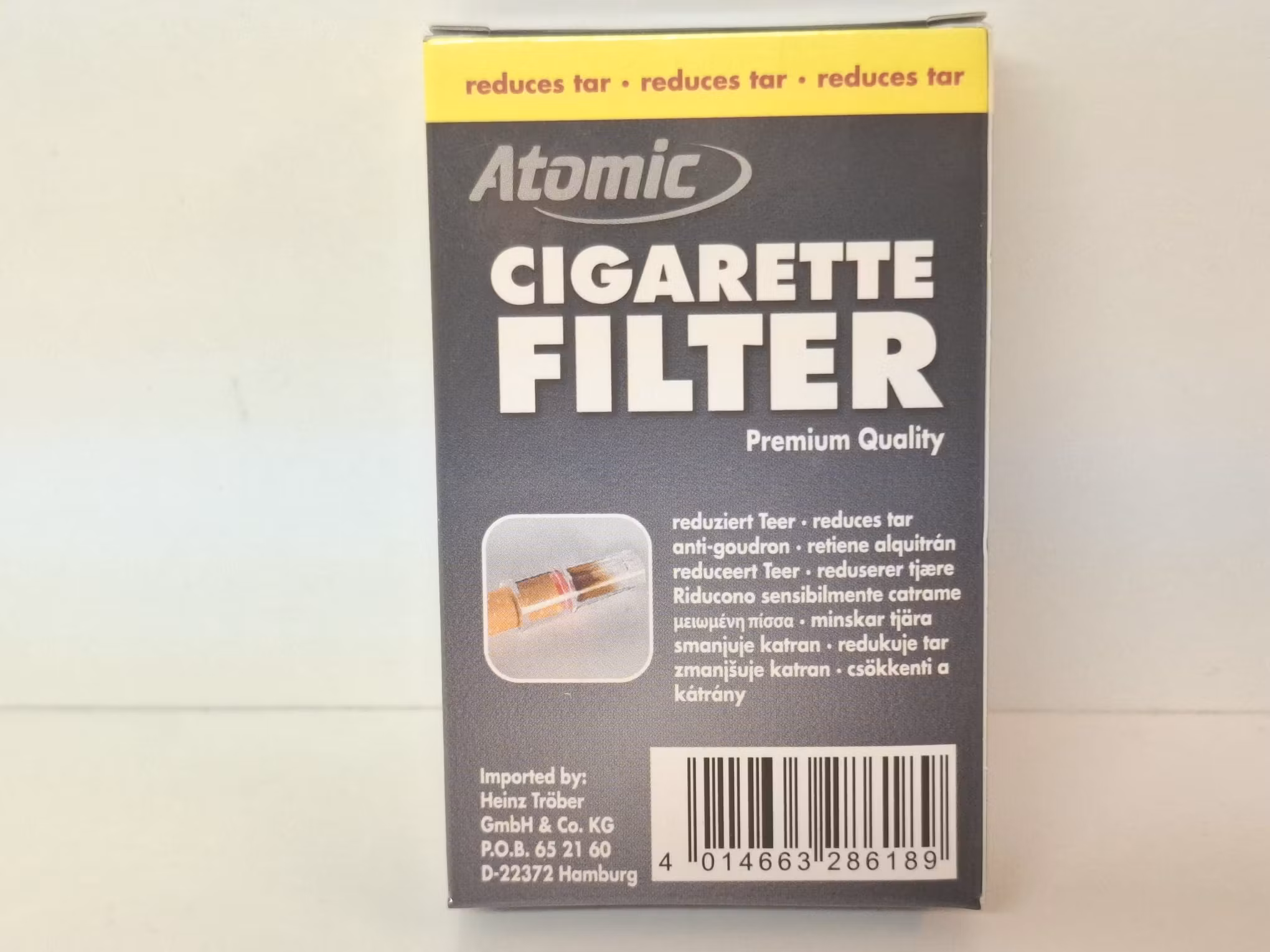 4 paket: ATOMIC Filter munstycke (cigarett)