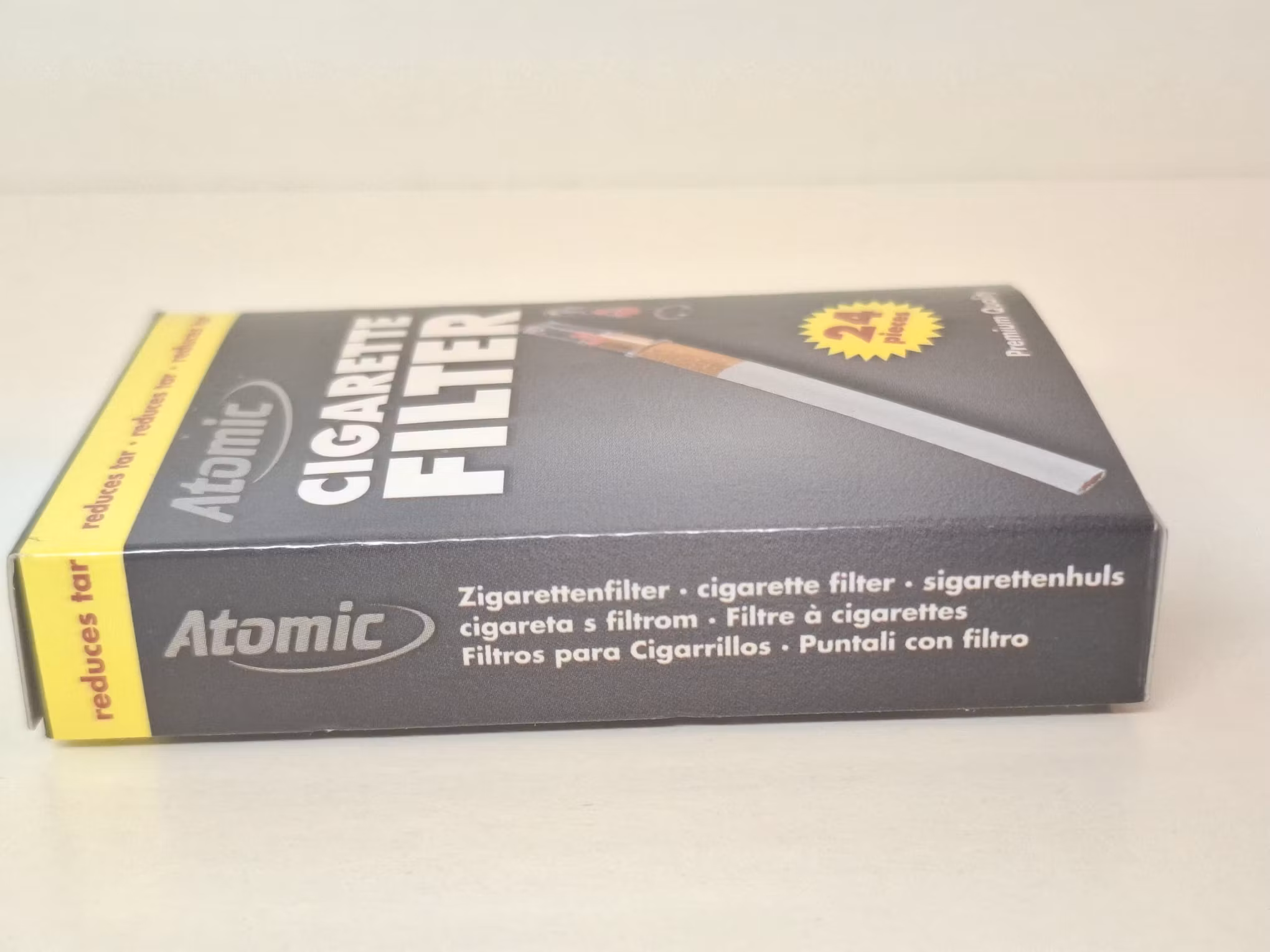 4 paket: ATOMIC Filter munstycke (cigarett)