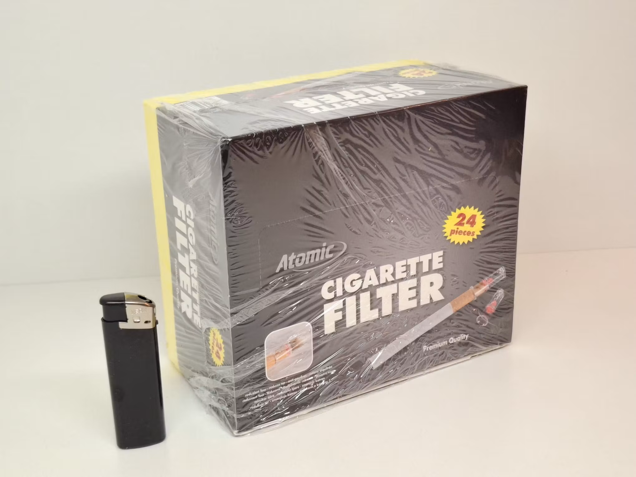 4 paket: ATOMIC Filter munstycke (cigarett)
