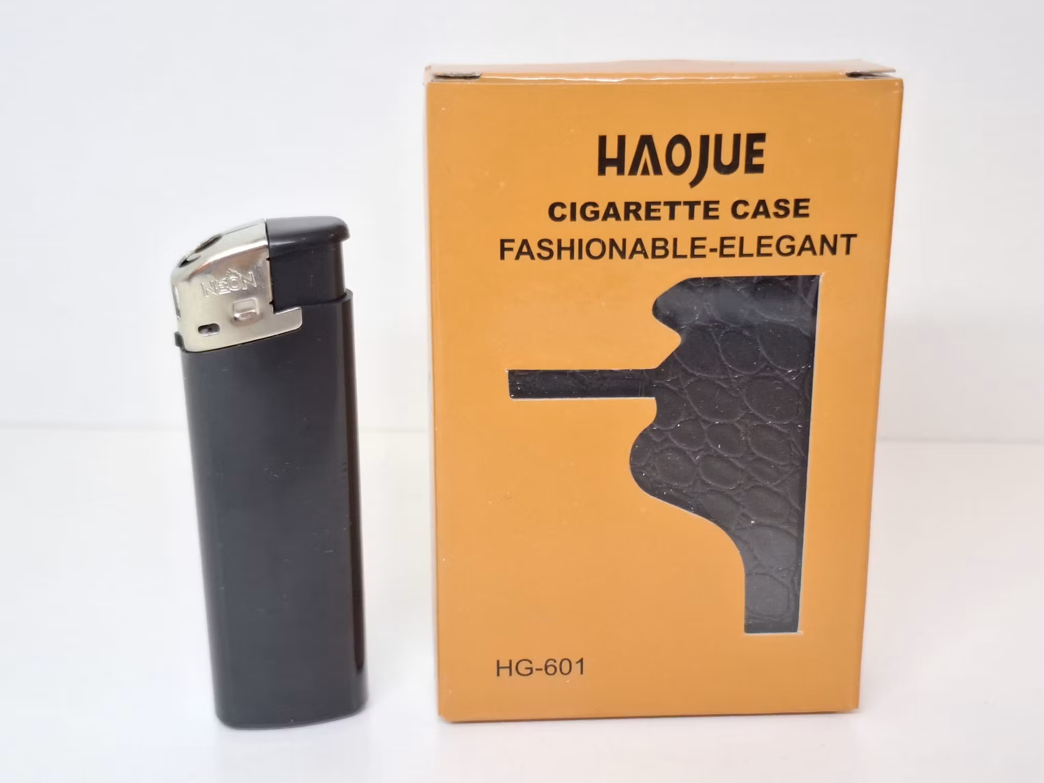 Cigarettetui Leather Snake + Tändare
