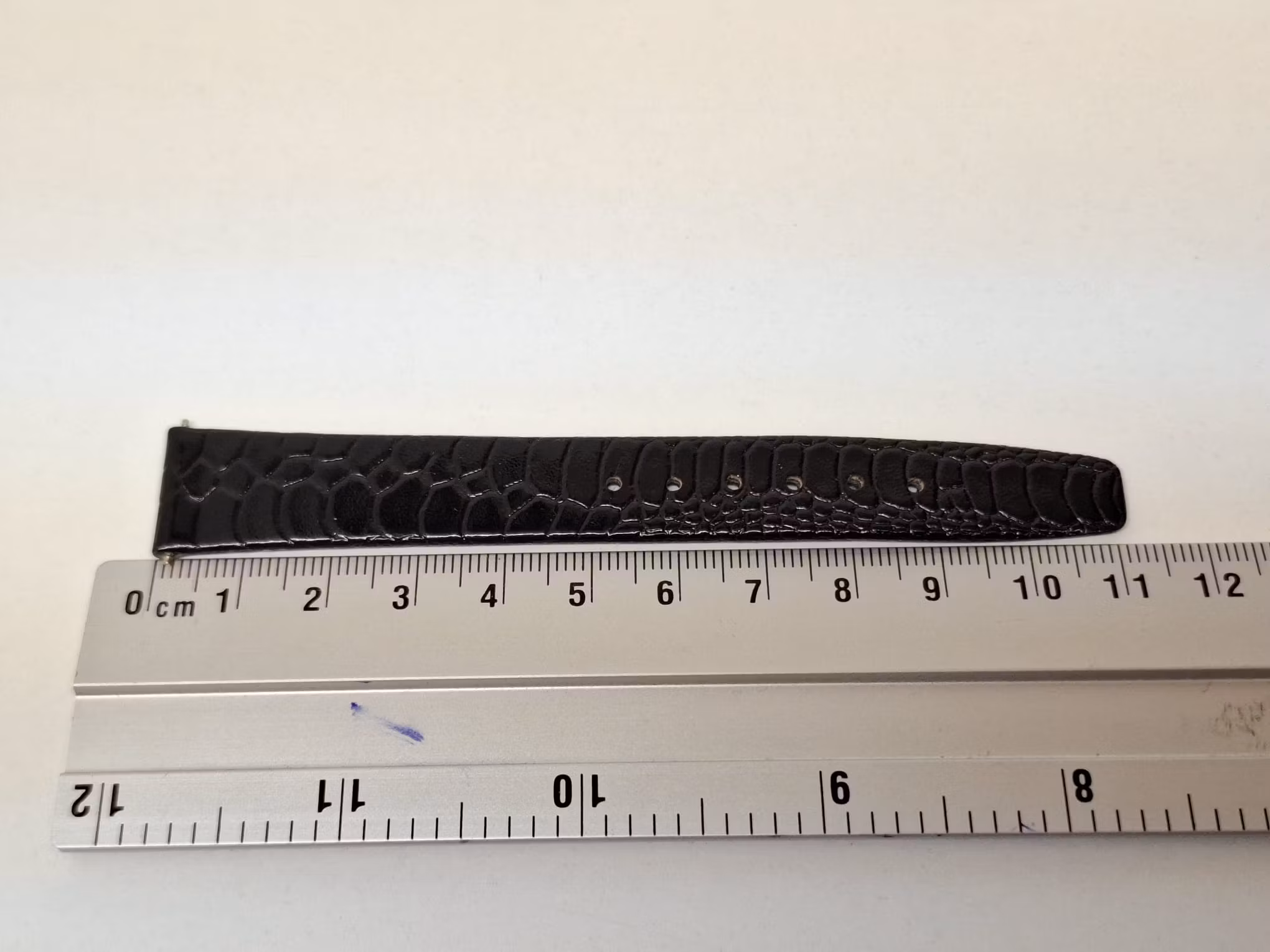 Armband SVART KALVSKINN Tyskland (16 mm)