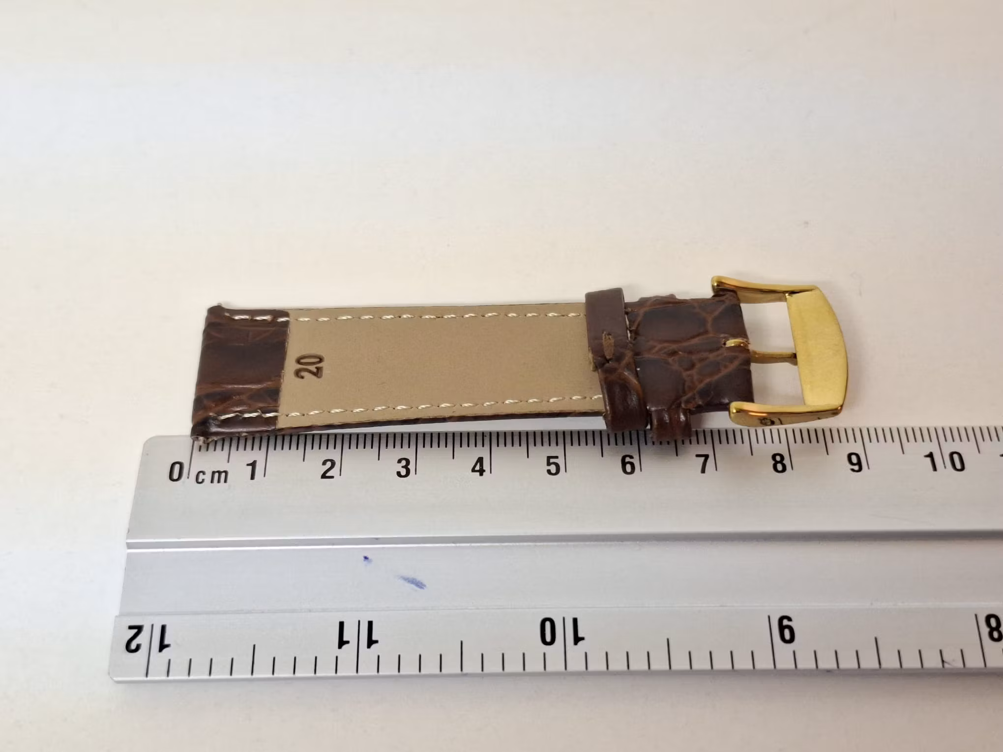 Armband LONGINES KALVSKINN "KROKODIL" (20 mm)