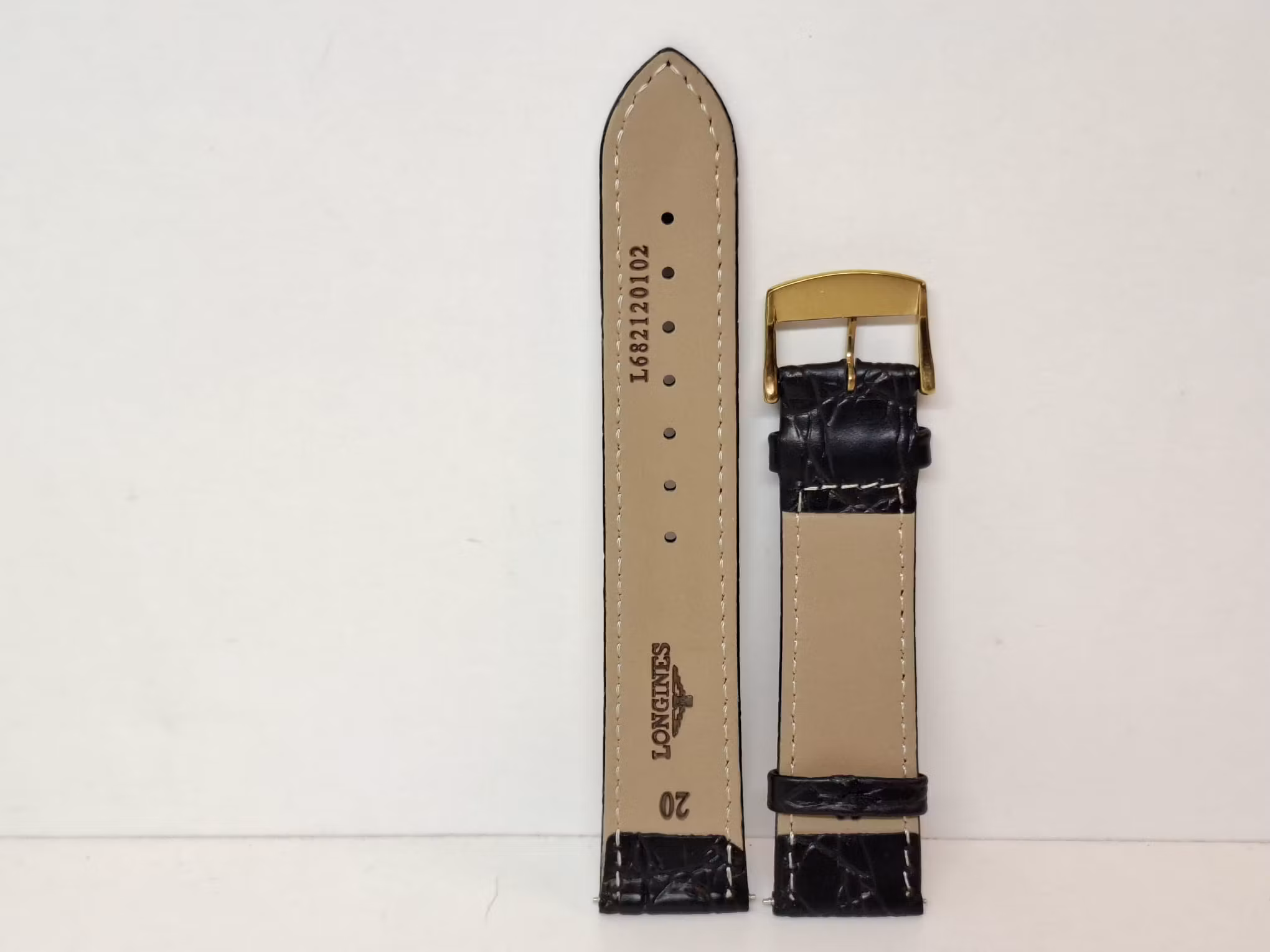 Armband LONGINES KALVSKINN "KROKODIL" (20 mm)