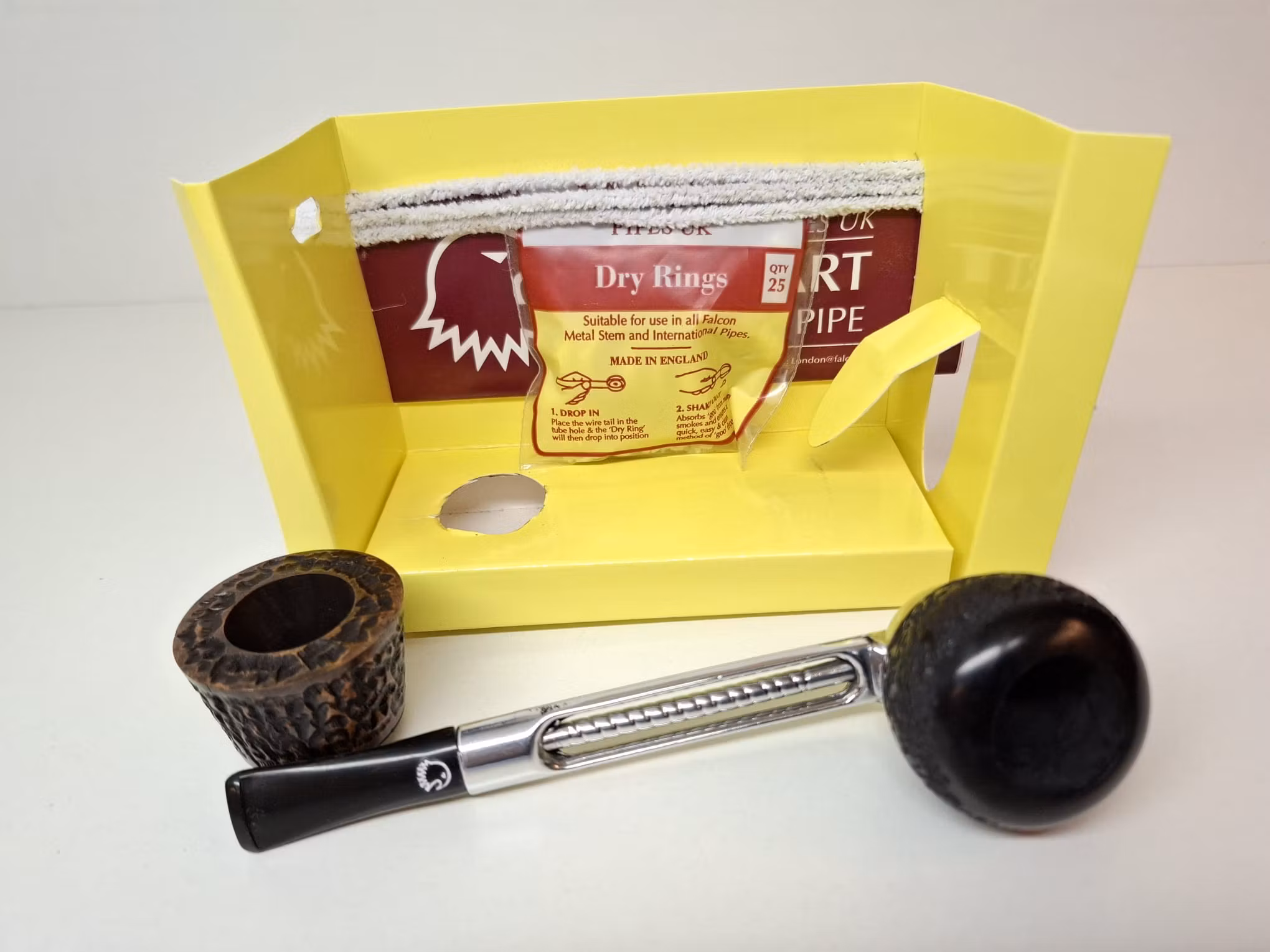 Falcon pipa + tillbehör