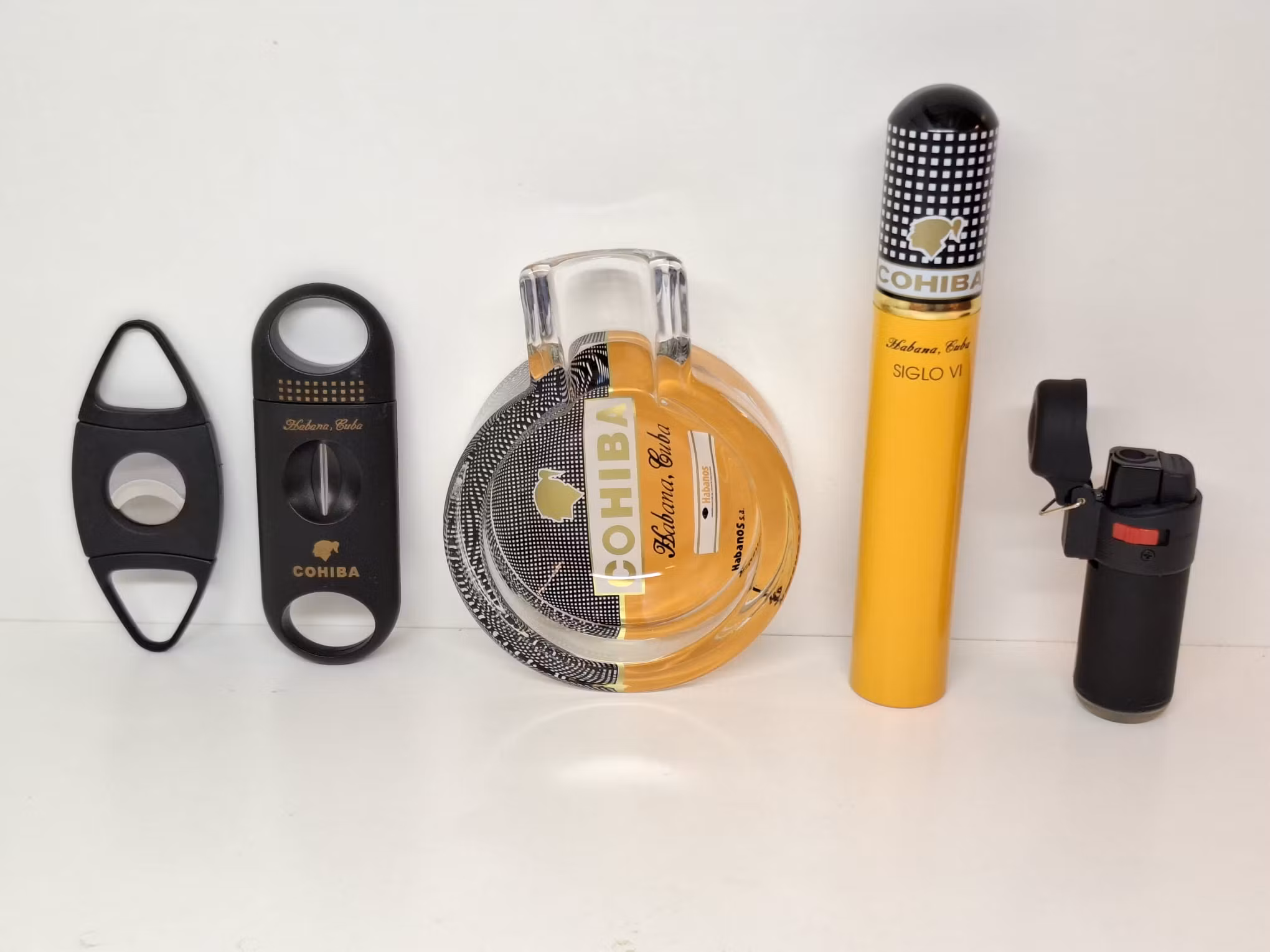 Cigarraskkopp / Askfat COHIBA + tillbehör