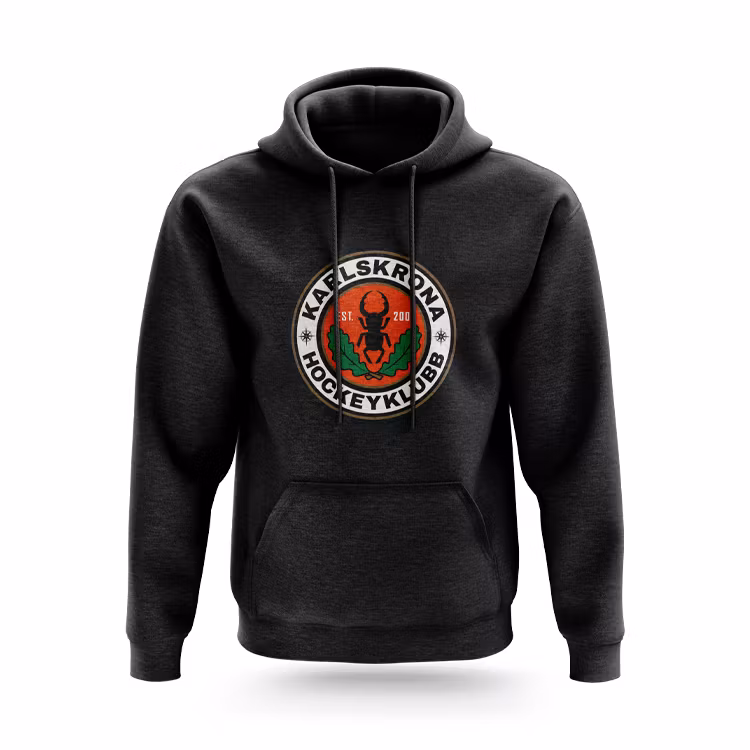 KHK hoodie Sr, svart