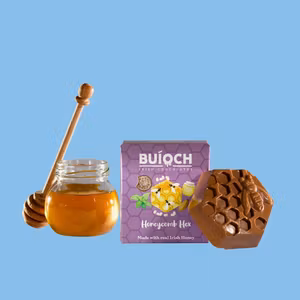 Buioch Honeycomb Hex Milk chocolate