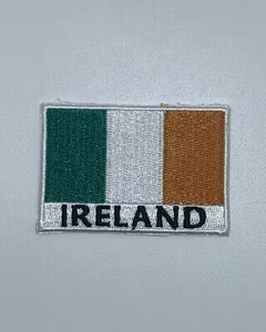 Irish flag patch
