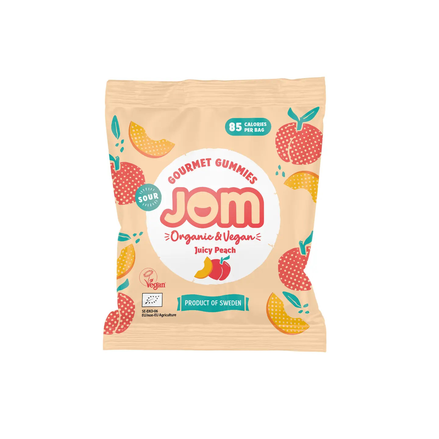 Jom Candy sour juice peach 25g
