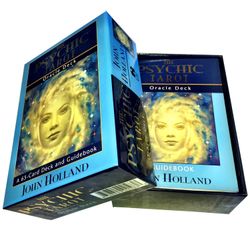 The Psychic Tarot Oracle Cards: A 65-Card Deck, Plus Booklet! by John Holland