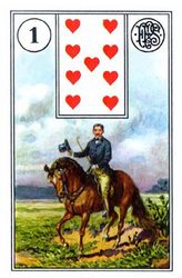 Mlle Lenormand 194115 Fortune Telling Cards by Piatnik Mlle