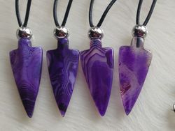 Onyx Agat pilhuvud Halsband