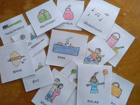 Veckoplanerings-material