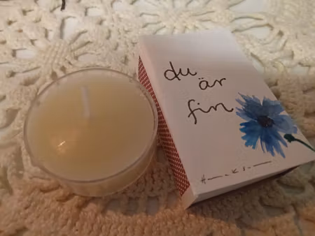 Tändsticksask med doftljus
