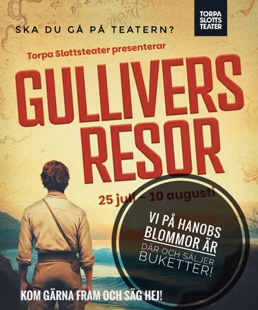 Beställa bukett inför Torpa slottsteater?
