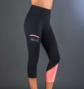 Tights Vanity Black Coral 7/8
