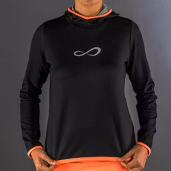 Långärmad tröja Breath Black Carrot