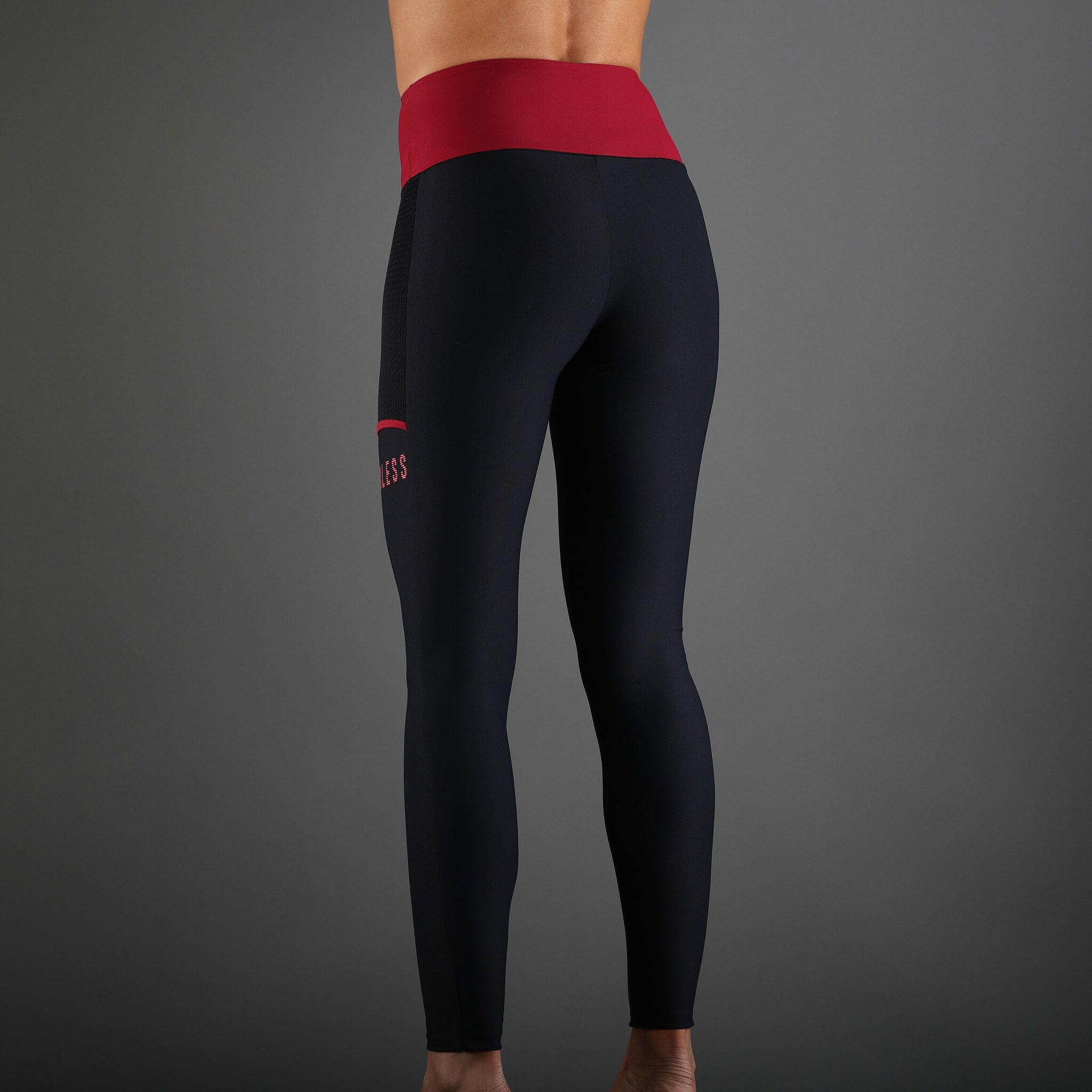Tights Fit Pocket Black Wine