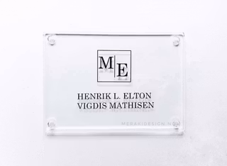 Dørskilt