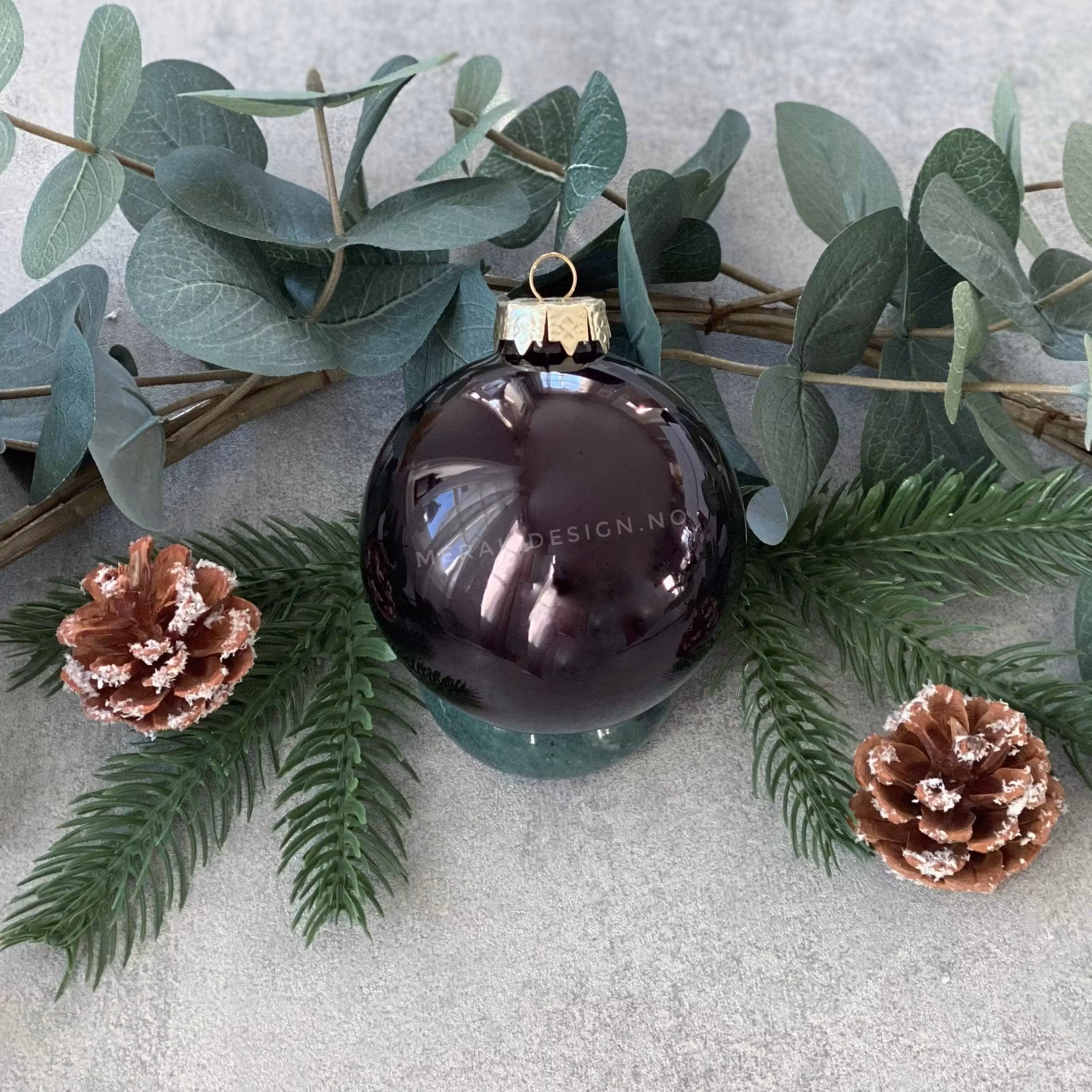 Personlige julekuler i glass