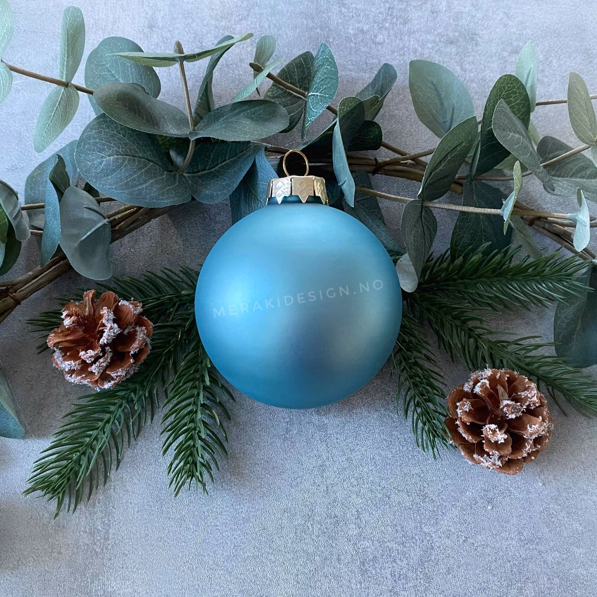 Personlige julekuler i glass