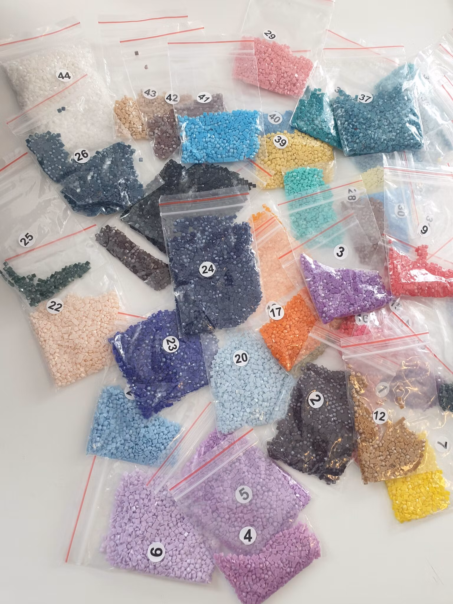 Fiskene med stjernestøv perler ©Perlebilder