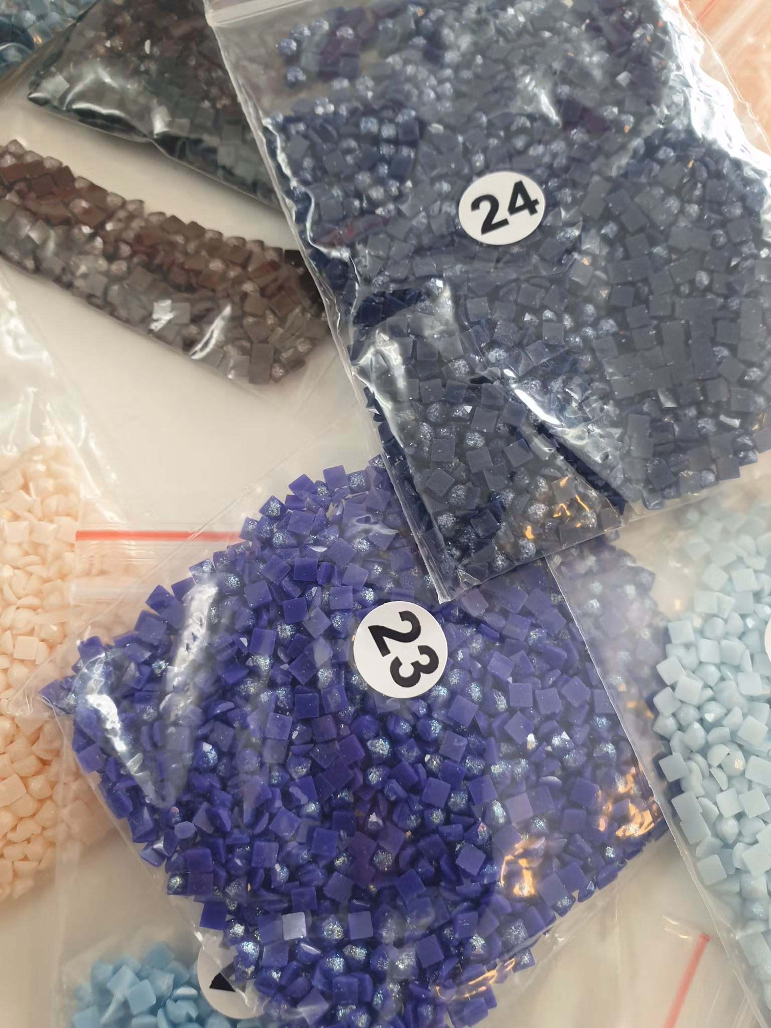 Engel med stjernestøv perler, FD perler