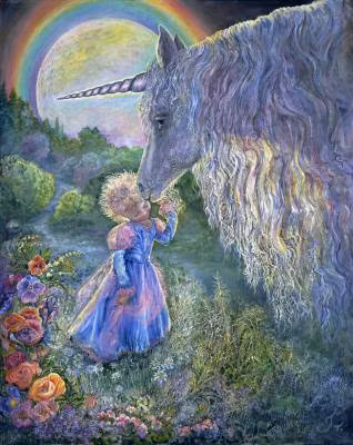 Lisensiert bilde Josephine Wall Unicorn Kiss