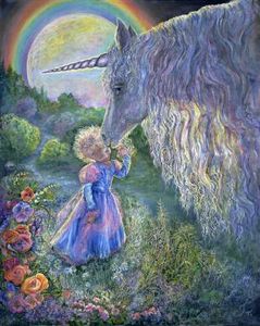Lisensiert bilde Josephine Wall Unicorn Kiss