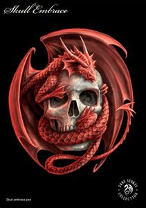 Lisensiert bilde Anne Stokes Skull Embrace